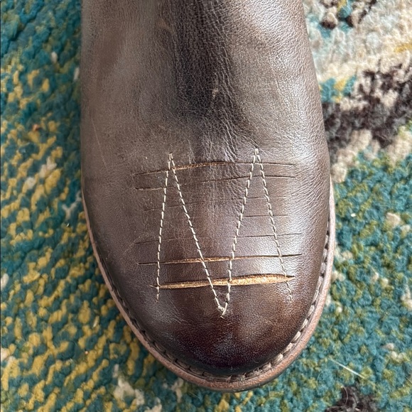 Bed Stu Brown Leather Combat Boots - Picture 3 of 15